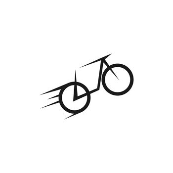 Bicycle. Bike icon logo design vector. Cycling concept template