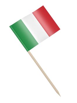 Italian flag toothpick