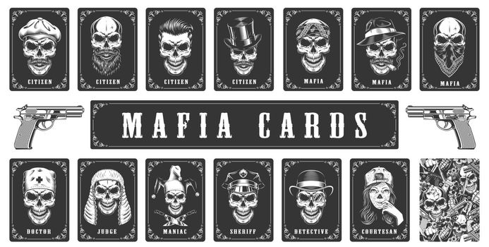 Cards for the mafia game