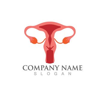 Woman reproduction icon template