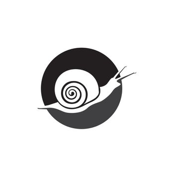 snail animal logo and symbol 