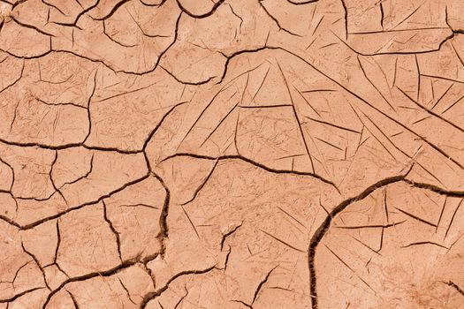 Cracked dry earth drought concept background
