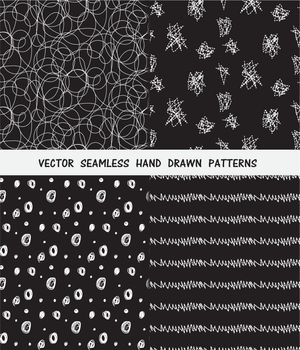 Hand drawn seamless pattern