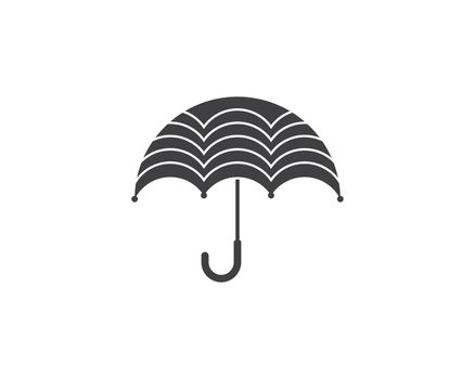 Umbrella symbol vector icon