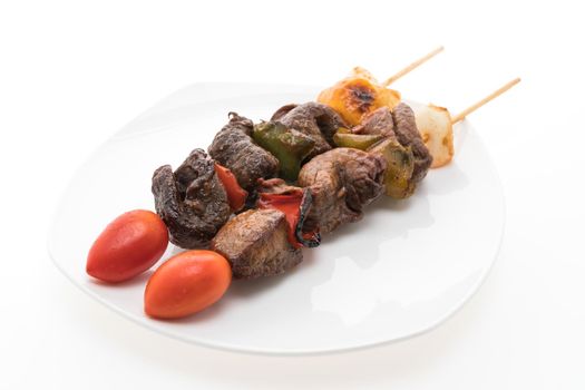 Grilled beef bbq stick