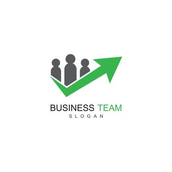 Business teamwork vector icon illustration
