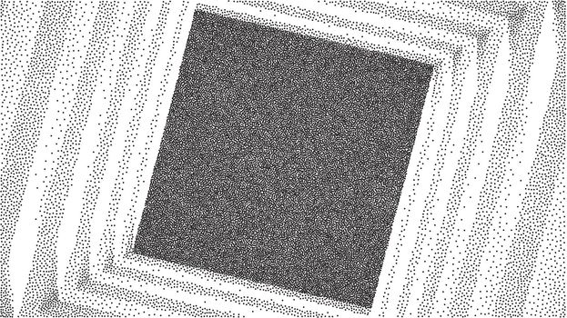 Vector architecture dotwork gradient background. Abstract noise stipple pattern. 3d vector illustration. EPS 10.