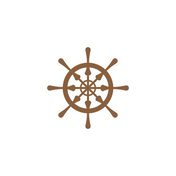 Steering ship vector icon