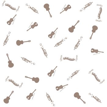 musical instrument background  vector illustration design