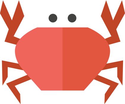 Flat icon - Crab