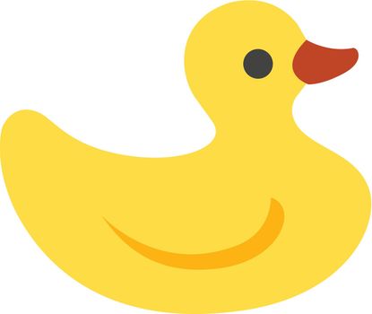 Flat icon - Rubber duck
