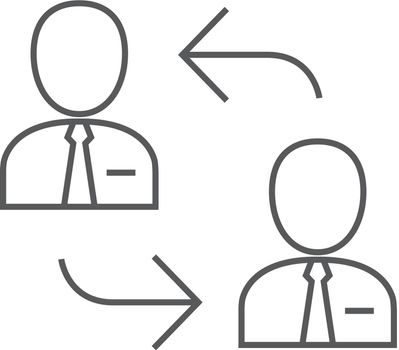Outline icon - Employee rotation