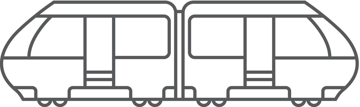 Outline icon - Tram