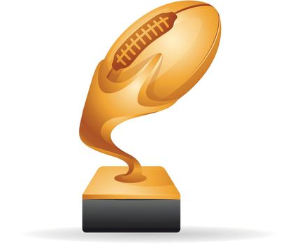 Color Icon - American footbal trophy