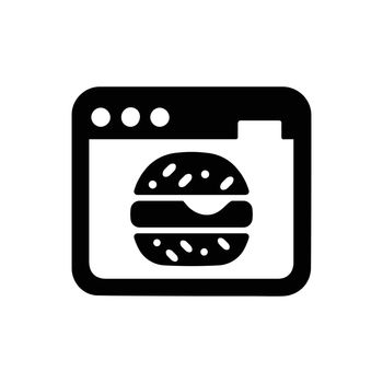 Online food order icon