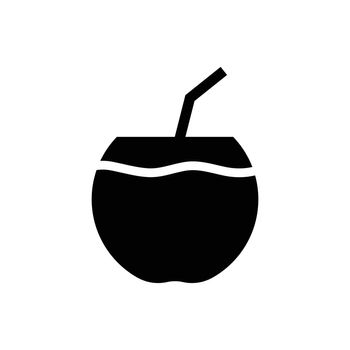 Coconut fruit icon
