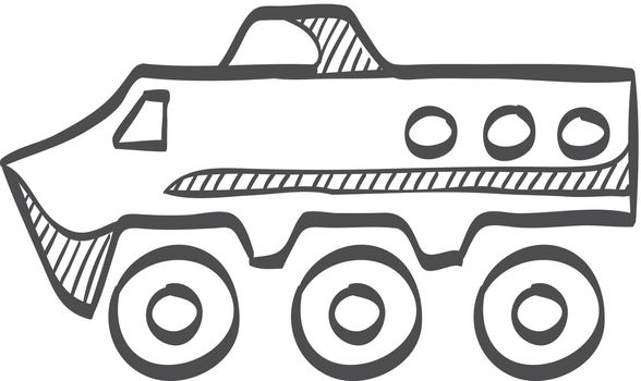 Sketch icon - Armored vehicle